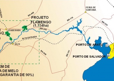 Estudo de viabilidade do projeto de irrigação calderão-flamengo na bacia do Rio Paraguaçu