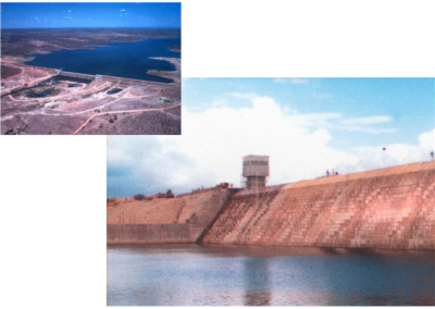 Projeto básico e projeto executivo da barragem de Pedras altas, no Rio Itapicuru-mirim