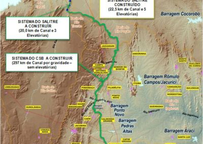 Estudo de viabilidade e anteprojeto do Canal do Sertão Baiano